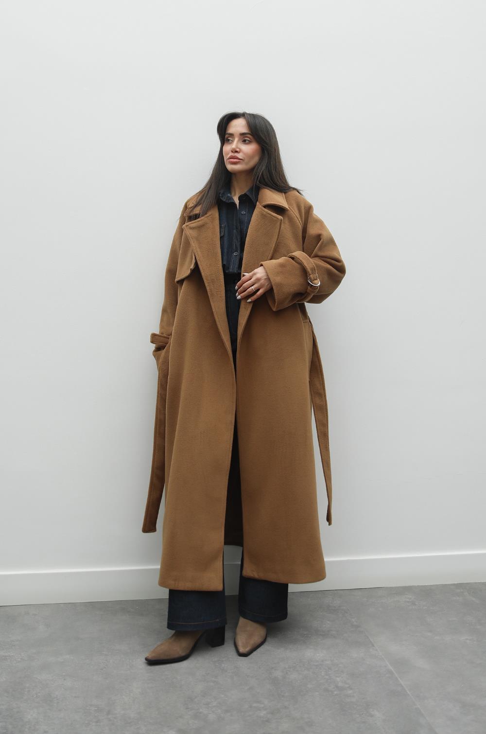 CAMEL VORKUTA KUŞAKLI KABAN