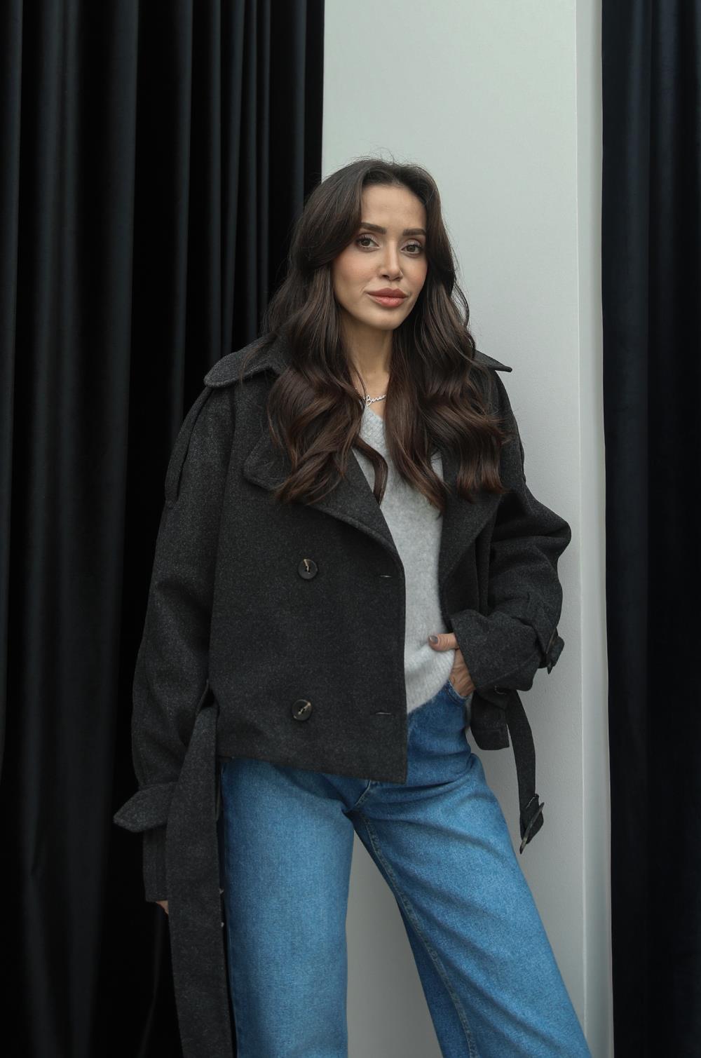 ANTRASIT ALTI KEMERLI KISA KAŞE KABAN