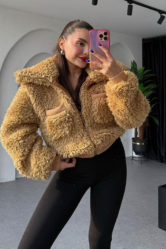 Archives Yakalı Pofuduk Camel Kürk