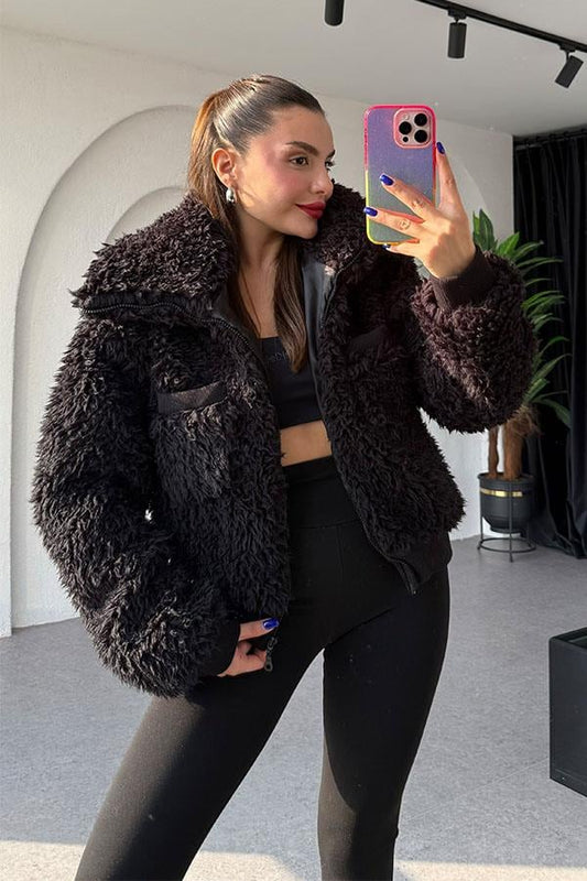 Archives Yakalı Pofuduk Siyah Kürk