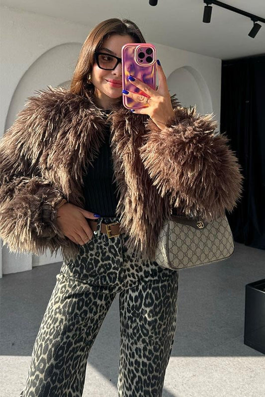 Benita Premium Kahve Kürk