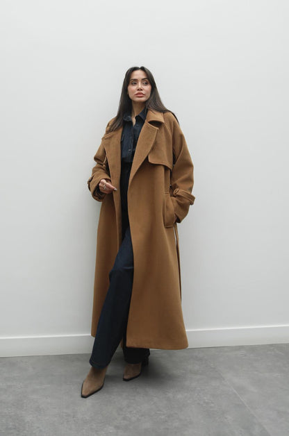 CAMEL VORKUTA KUŞAKLI KABAN