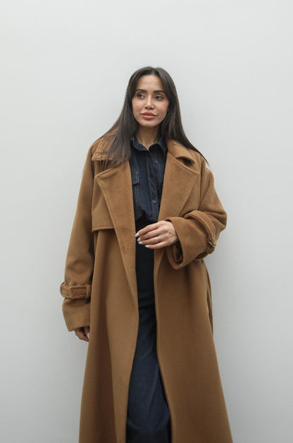 CAMEL VORKUTA KUŞAKLI KABAN