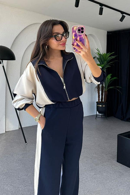 Dominic Premium Modal Lacivert Takım