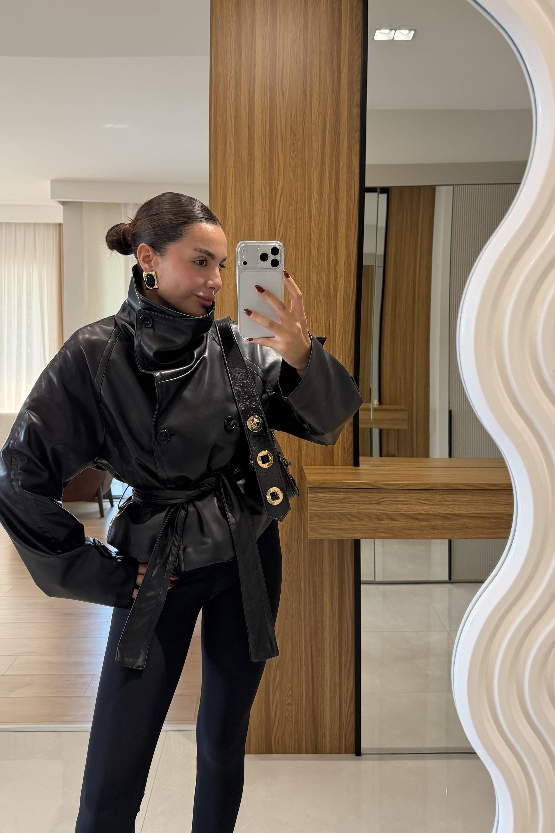 Evans Deri Dik Yaka Ceket