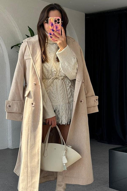 Malachi Krem Premium Uzun Kaban