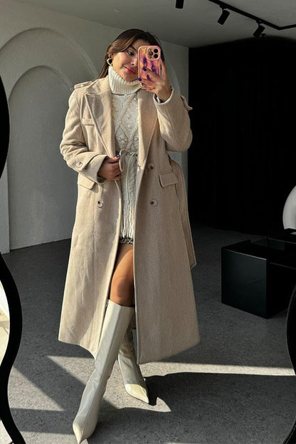 Malachi Krem Premium Uzun Kaban