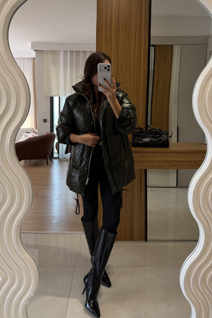 Monje Yeşil Şişme Mont