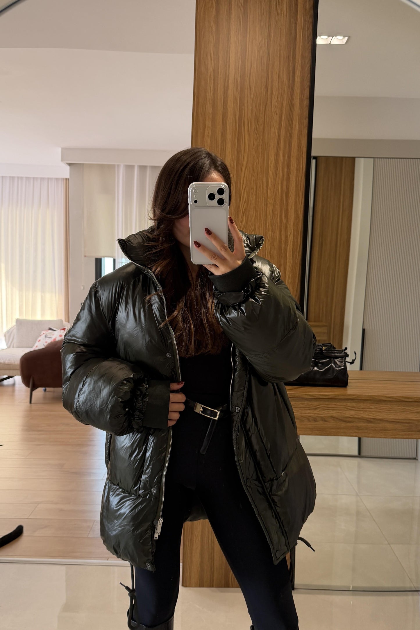 Monje Yeşil Şişme Mont