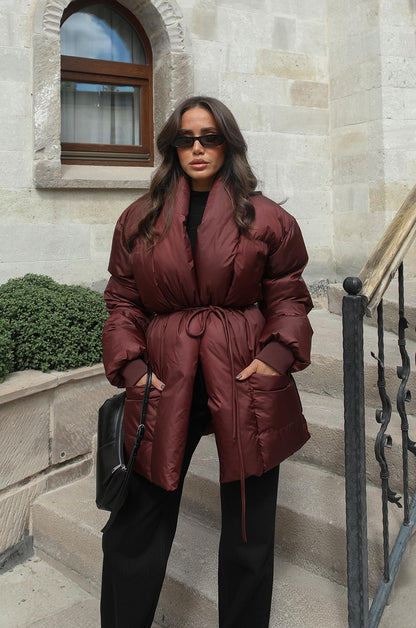 MÜRDÜM ÖNÜ BAĞLAMA DETAYLI ŞIŞME MONT