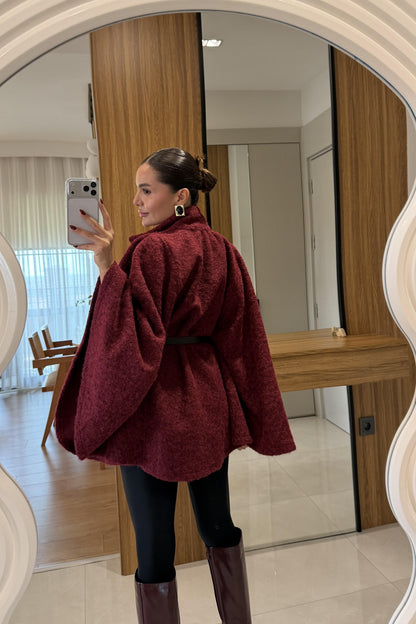 Rommy Bordo Kemerli Keçe Panço