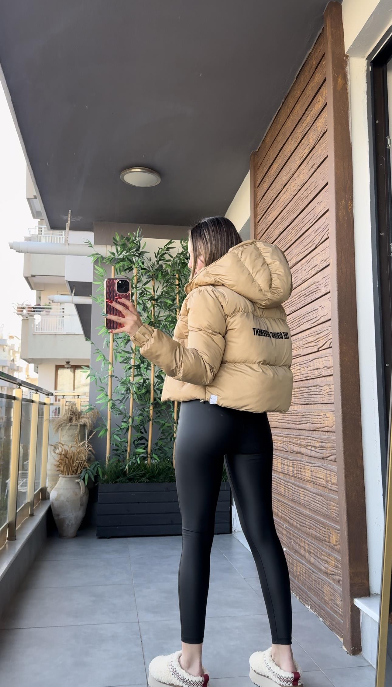 Vood Şişme Mini Mont - Gold